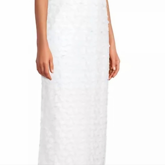 NWT Lilly Pulitzer Gillian Lace Maxi Slip Dress RESORT WHITE BUTTERFLY GARDEN 3D - Picture 6 of 16